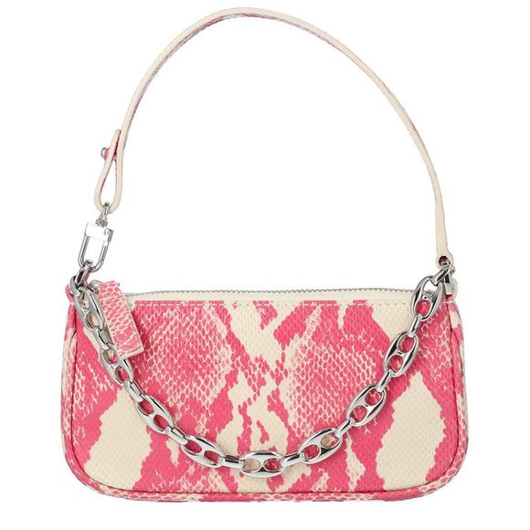 By FAR Handbags - By FAR Rachel Mini Leather Shoulder Bag